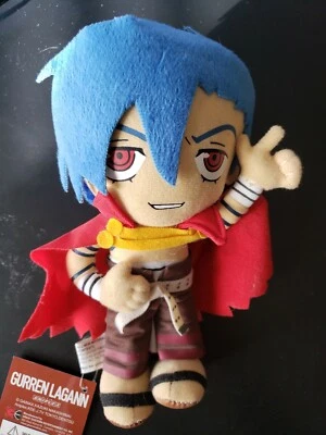 Peluche Great Eastern Gurren Lagann Kamina 8,5" auténtico vendedor de EE. UU. Foto 1 de 4