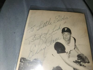CARTOLINA AUTOGRAFATA FIRMATA ELROY FACE PITTSBURGH PIRATES personalizzata - Foto 1 di 13
