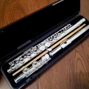 Japan silver-plated Flute 212SL model16 Holes Closed C Key flauta with E key - Picture 1 of 8