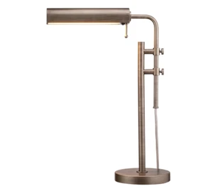Executive Collection Desk Lamp Antique Brass OBE-DL25H-AB LED Soft White 3000K - Picture 1 of 11