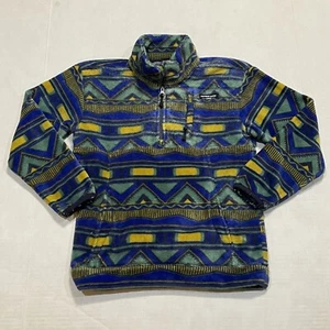 Southern Marsh Santiago Printed Fleece Pullover Youth Sz M Geometric Print - Picture 1 of 4