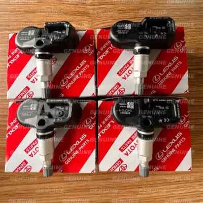 OEM 4X 42607-33021 TPMS PMV-107J For Toyota Lexus TIRE PRESSURE MONITOR SENSOR - Image 1 of 4