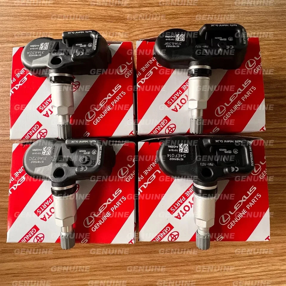 Set of 4 42607-33021 TPMS PMV-107J For Toyota Lexus TIRE PRESSURE MONITOR SENSOR - Image 1 of 4
