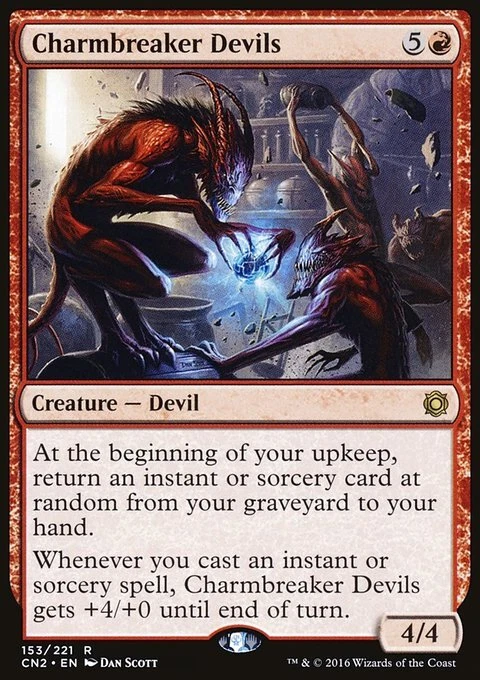 MTG Charmbreaker Devils (153/234) Conspiracy Take the Crown LP - Image 1 of 1