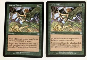Gaea's Balance (2) Apocalypse NM MTG Magic the Gathering - Picture 1 of 1