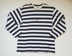 Jeans Guess vintage años 90 OG rayas manga larga hechos en EE. UU. para hombre talla grande - Imagen 1 de 10
