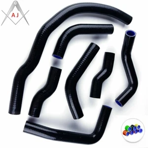 Kit de mangueras de radiador de silicona turbo negro para Toyota 1993-1999 MR2 SW20 3SGTE REV - Imagen 1 de 3