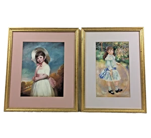 Miss Willoughby & Girl With A Hoop Framed Prints Lot National Gallery of Art - Picture 1 of 24