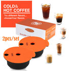 2Pcs Reusable Coffee Capsules Pod 60Ml Filters For Bos2ch Tassim0oo Vivy Machine