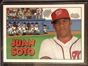 2019 Topps Throwback Thursday TBT #291 Juan Soto Washington Nationals