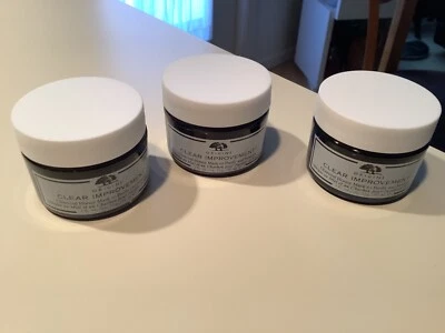 ORIGINS CLEAR IMPROVEMENT Charcoal Honey Mask Purify & Nourish 1oz/30ml New Lot - Image 1 of 4