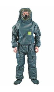 TUTA INCAPSULATA MICROCHEM ALPHATEC 68-4000 con nastro sigillo viso in neoprene - 5xl - Foto 1 di 3