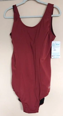 Nuevo con etiquetas Traje de baño sin mangas para mujer talla 22 largo H2O Wear soporte trasero redondo rosa prímula Foto 1 de 4