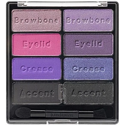 RARO! Paleta de sombras Black Radiance Eye Appeal ciruelas posh púrpura lavanda negro Foto 1 de 2