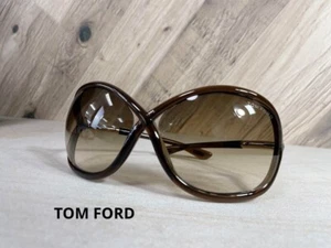 Tom Ford TF9 Whitney sunglasses in acetate unisex dark brown from japan used - Picture 1 of 10