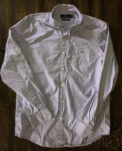 Vineyard Vines Slim Fit Trucker Shirt Plaid Men’s Size Medium  - Picture 1 of 3