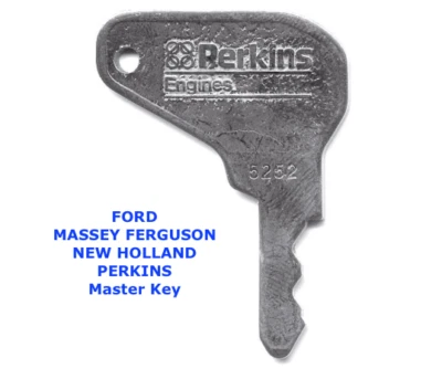 1570 FORD MASSEY FERGUSON NEW HOLLAND PERKINS Master Plant Excavator Tractor Key