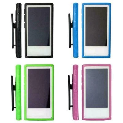 Soft Gel Case Rubber Cover Belt Clip Holder For iPod Nano P5R6c, Q7I7 D2P3 - Image 1 of 4