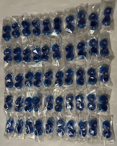 Lot x100 Blue Thumbsticks Thumb Sticks Joystick Cap Grip For Xbox 360 Controller - Picture 1 of 4