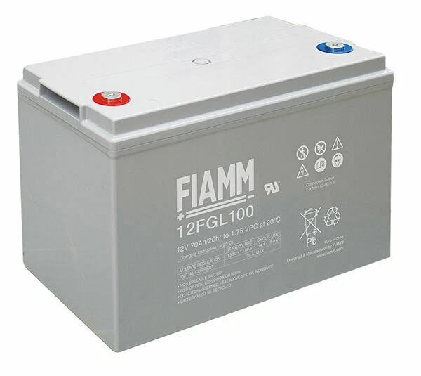 FIAMM 12FGL100 12 V 100Ah Batteria  - Grigia