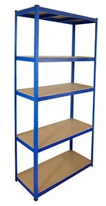 Estantería de acero con 5 estantes garaje estante unidad de almacenamiento 2,2 m x 1,2 - Imagen 1 de 1