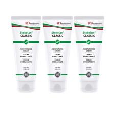 3 Tubes Stokolan Classic Enriched Skin Conditioning Cream 100ml for Dry Skin