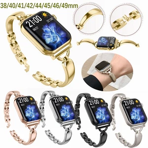 Stainless Steel Band For Apple Watch Ultra Series 10 9 8 7 6 SE 42/44/45/46/49mm - Picture 1 of 32