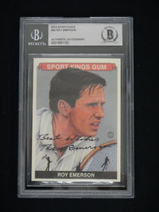ROY EMERSON 2015 SPORTKINGS #46 SINGED WITH BECKETT AUTHENTIC AUTO - BAS COA