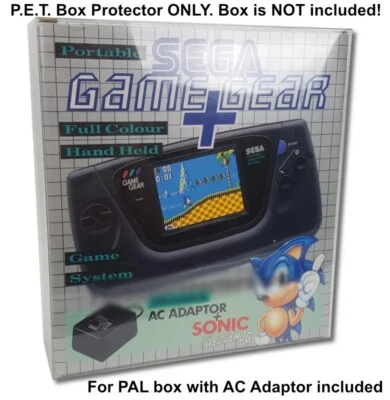 P.E.T. Plastic Console Box Protector for Sega Game Gear Plus + UK/EU - Image 1 of 2
