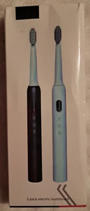 CindyLary Spazzolino Elettrico da 2 confezioni IPx7 Impermeabile 3 Modalità Bianco e Bianco Nuovo - Foto 1 di 4