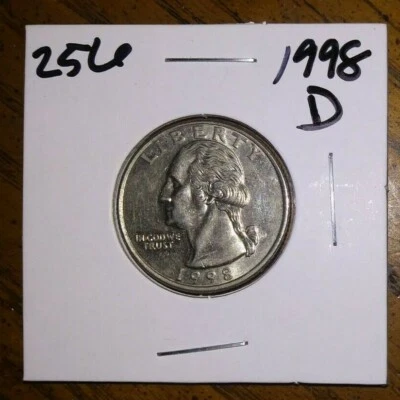 1998 - D Mint - Washington Quarter    - Lot# 256   - Image 1 of 2