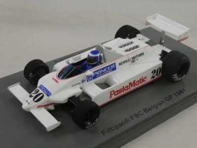 Spark Fittipaldi F8C #20 Keke Rosberg GP de Bélgica 1981 1/43 S4583 Foto 1 de 3