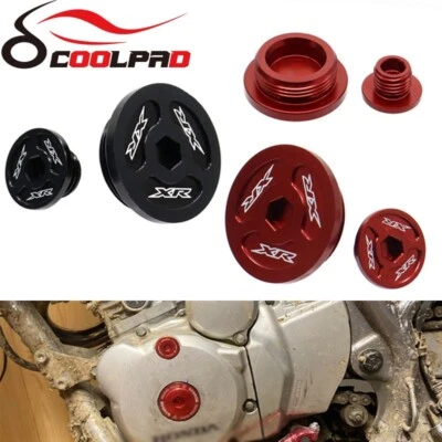 Cubierta de cárter para HONDA XR 400R XR650L XR 650 R XR250L Motard tapones tapa de rosca Foto 1 de 4