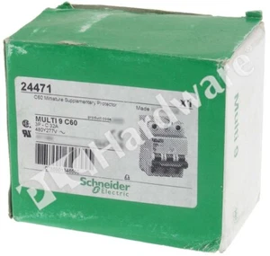 Surplus Open Schneider Electric 24471 Miniature Circuit-Breaker Multi 9 C60 32A - Picture 1 of 8