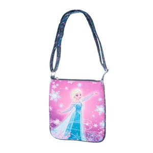 Disney Frozen Elsa Crossbody Bag Purse Handbag Heart Charms Ice Princess NWT - Picture 1 of 4
