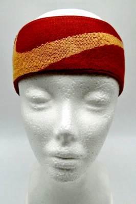 Diadema elástica tejida con logotipo Nike leña naranja/naranja tiza adulto Foto 1 de 4