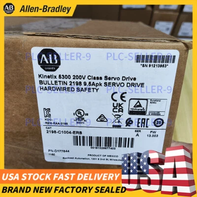 AB-OTHER New Sealed 2198-C1004-ERS kinetix 5300 servo drive safety Module Allen-Bradley