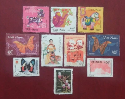 VIETNAM 1997-2003 CTO Selection Butterflies Monkey Horse XF 1345 - Image 1 of 2