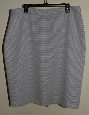 New Le Suit Skirt 18W Straight Multi Color Back Slit Lined Suit Separate - Image 1 of 3