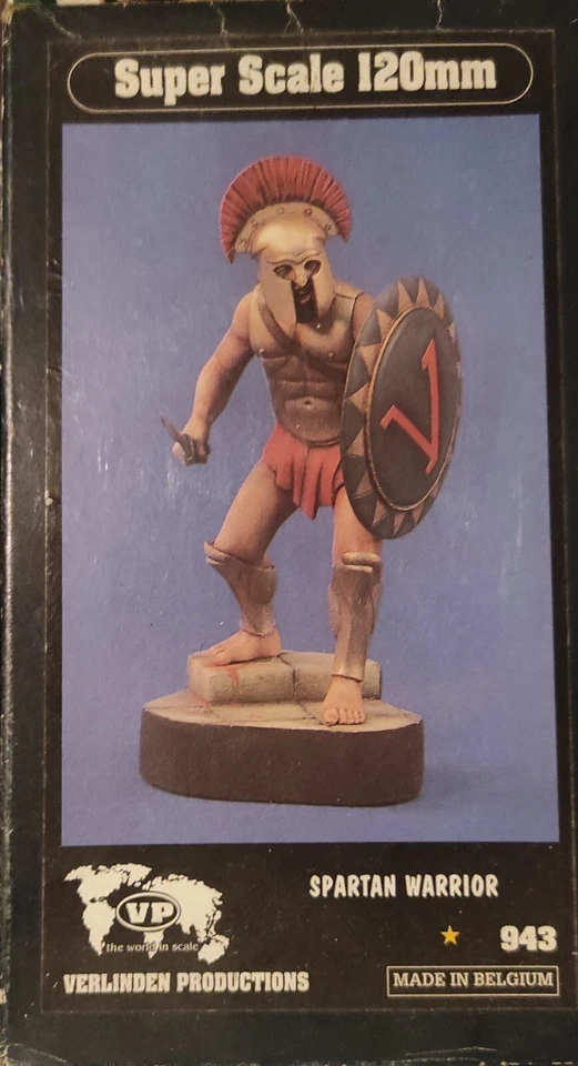 Verlinden   Greek Spartan Warrior 120mm Resin Figure 1/16 scale - Image 1 of 1