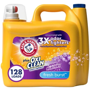 ARM & HAMMER Plus Oxiclean Odor Blasters Fresh Burst Liquid Laundry Detergent - Picture 1 of 12