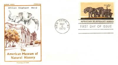 1970 FDC - American Museum of Natural History - Better Cachet - F25295 - Image 1 of 2