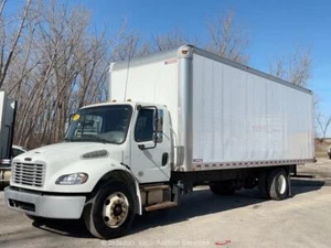 2019 Freightliner M2 28' Dry Van Delivery Box Truck Cummins Automatic bidadoo - Picture 1 of 12