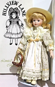 NEW Vtg Hillview Lane Ltd Ed Handmade Porcelain Doll Gweneth Collectable Rare - Picture 1 of 24