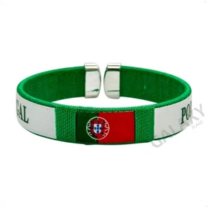 Portugal Bracelet / Portugal Flag Satin Bracelet - Picture 1 of 3