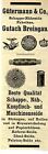 Gütermann & Co. Gutach Breisgau NÄHSEIDE Historische Reklame von 1908