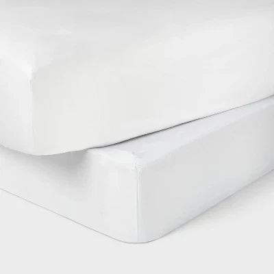 Box Spring Cover White - Threshold