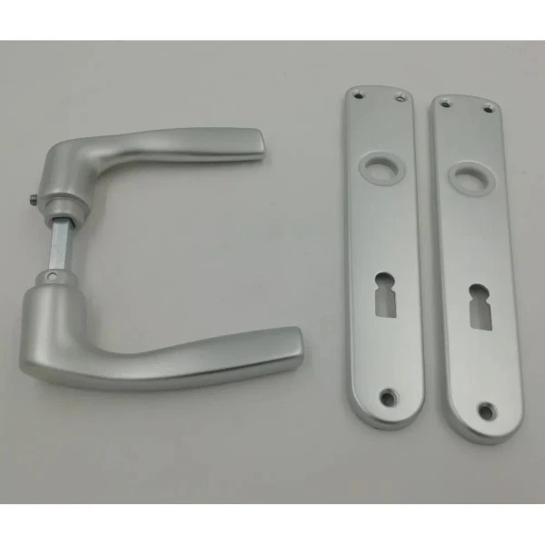 MANIGLIA GPB GABRY PLACCA 8X90 ALLUMINIO ARGENTO - Immagine 1 di 1