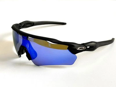 NUEVO Gafas de sol Oakley Radar EV Patn marco negro lentes Prizm azules OO9208 Foto 1 de 4
