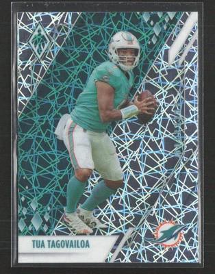 2021 Panini Phoenix #76 Tua Tagovailoa Silver Lazer Miami Dolphins (R) - Image 1 of 2